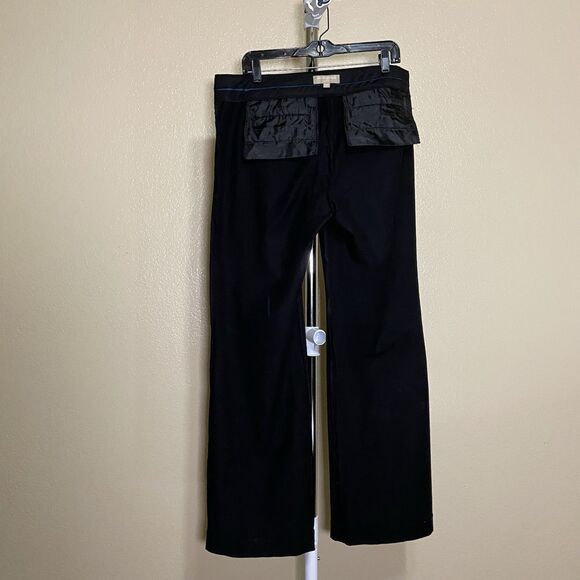 Banana Republic Jackson Fit Women Size 12 Stretch Black Trousers - Picture 4 of 16